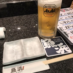 Uohama - 生ビールで乾杯