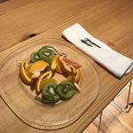 明神館 - ウェルカムサービスは、フルーツ。ヴィーガンメニューだから特別サービス。