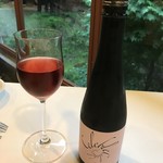 明神館 - ぶどうジュース。濃くて美味しいです