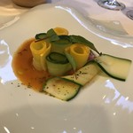 明神館 - 地野菜、ズッキーニと、、、