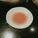 にい留 - 梅肉ソース