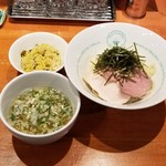 麺屋 六感堂 - 潮つけそば＋チャコ飯