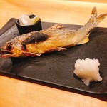 魚と酒 めから鱗 - 鮎の塩焼き