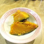 鳥政 - お通しのかぼちゃ