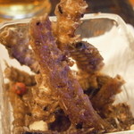 うなぎ屋酒坊・画荘 越後屋 - 23年12月　お通し　骨せんべい