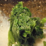 うなぎ屋酒坊・画荘 越後屋 - 23年12月　セリのお浸し