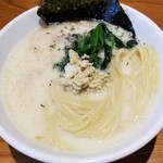 らぁめん 生姜は文化。 - アサリの塩つけ麺〜生クリーム仕立て〜