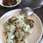 竹林坊 - 大葉風味のシーフード炒め