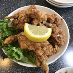竹林坊 - 鶏モモ肉の唐揚げレモンソース