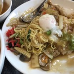 竹林坊 - 五目餡掛け焼きそば