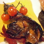 うなぎ屋酒坊・画荘 越後屋 - 23年12月　串焼き　尾びれ