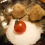 うなぎ屋酒坊・画荘 越後屋 - 23年12月　白焼きは本ワサビと岡山の焼き塩で