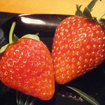 うなぎ屋酒坊・画荘 越後屋 - 23年12月　水菓子は苺