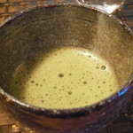 うなぎ屋酒坊・画荘 越後屋 - 23年12月　お抹茶　アルバイトの女子大生お手製