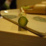 串活料理にしむら - 太くて柔らかいです。