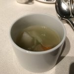 明神館 - 具たっぷりの野菜スープ