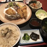 かき名庵 - ランチのカキフライ定食1500円