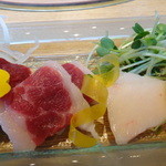 菅乃屋 ＪＲ博多シティ店 - 馬刺し　フタエゴとタテガミ