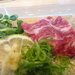 菅乃屋 - 刺身霜降り