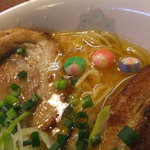 ラーメン櫻島 - 新メニューの味噌ラーメンのチャーシューのアップ　【　２０１１年１２月　】
