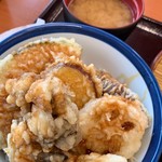 天丼てんや - 野菜天丼＋小そばセット(冷)