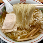 日本橋ふくしま館 ミデッテ - 加水率の高い細縮れ麺