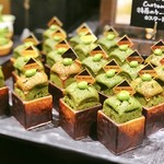 ザ・テラス - 抹茶ケーキとカスタードクリーム