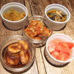 スパイスカフェ - 5種類のおかず(2011年クリスマスディナー)