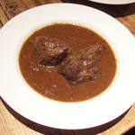 スパイスカフェ - 牛ホホ肉煮込みカレー(2011年クリスマスディナー)