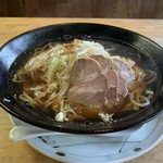 麺家族 - 「正油チャーシューメン」600円「大盛」100円（税込）