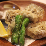 四季菜もり - 甘鯛の松笠揚げ