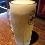 たこ焼き 上木家 - 「生ビール」380円也。