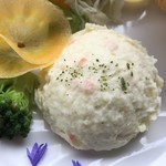 カフェアンドショップ ロータスランド - ポテトサラダ
      2019/06/08 モーニングセット
      B set トースト ポテトサラダ 380円
      有機コーヒー(一杯お代わり可)