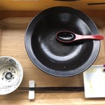 カフェアンドショップ ロータスランド - 完食
      キャロットライス
      2019/06/08
      週替り おまかせセット 限定20食 550円 11:00〜
      自家製 冷やし中華、野菜のオーブン焼き、キャロットライス