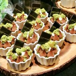 ザ・テラス - 抹茶のフラン ミルクチョコレートのクリーム