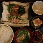 ebisu - 鰤のりゅうきゅう定食890円