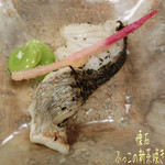 はり清 - 懐石(15000円/サ別･税別)♪
      焼物はふっこ(鱸になる前の魚)の新茶焼きで茶葉の香りが良く、プリプリの身で美味しく生姜も香ばしい☆彡
      どのお料理も手が込んでて華やか！美味しいお料理だった♪