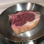 L'argal  - De Byerのフライパン（銅-ステンレスのクラッド）で焼く