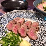 鳥常 - 和牛の炙り