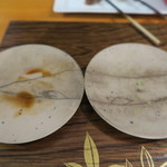 うなぎ屋酒坊・画荘 越後屋 - 木皿