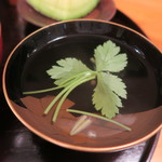 うなぎ屋酒坊・画荘 越後屋 - ジュンサイ汁