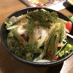 肝どん - 海ブドウ