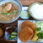 二葉 - '19/06/08 コロッケセット（税込700円）