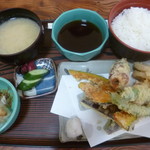 二葉 - '19/06/08 野菜天ぷら定食（税込850円）