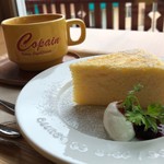 ベーカリー&カフェ コパン - チーズケーキセット（¥500）