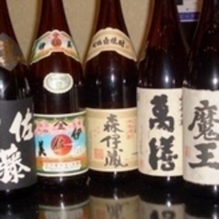 海の幸にあう種類豊富なお酒