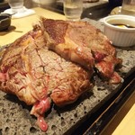 石焼ステーキ 贅 - リブステーキ600g