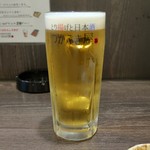 つかふき屋 - 生ビール