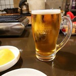 大衆ホルモン焼肉 順 - 2019年6月　生ビール