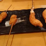 Sousaku Kushi Katsu Hyaku Hachi Juu Do - 海老＆牛肉